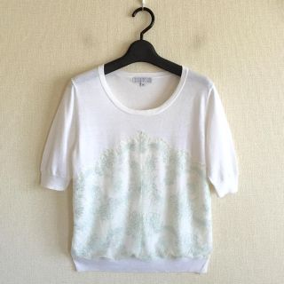 バーニーズニューヨーク(BARNEYS NEW YORK)のバーニーズニューヨーク♡レースカットソー(カットソー(半袖/袖なし))