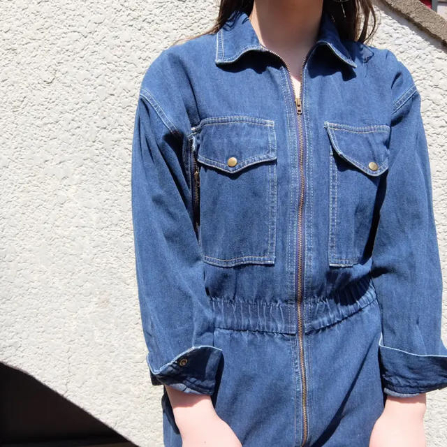 Santa Monica(サンタモニカ)のVintage Denim jump suits レディースのパンツ(オールインワン)の商品写真