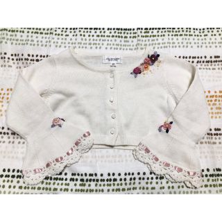 ジルスチュアートニューヨーク(JILLSTUART NEWYORK)の90 リボン刺繍ボレロ(カーディガン)