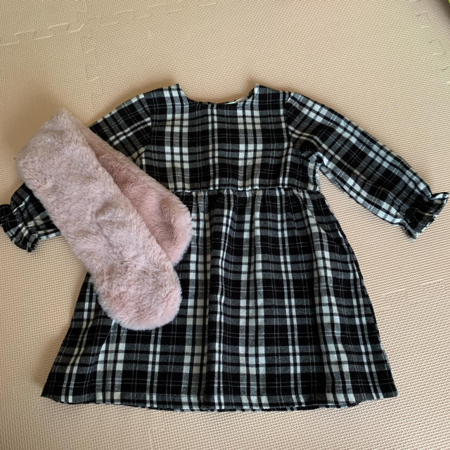 3can4on(サンカンシオン)の3can4on ワンピース 90 キッズ/ベビー/マタニティのキッズ服女の子用(90cm~)(ワンピース)の商品写真