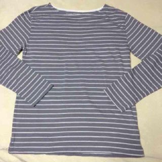 ギャップ(GAP)のGAP ボーダー ロングTシャツ M(Tシャツ/カットソー(七分/長袖))