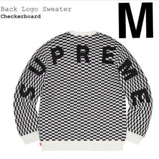シュプリーム(Supreme)のM SUPREME Back Logo Sweater Checkerboard(ニット/セーター)
