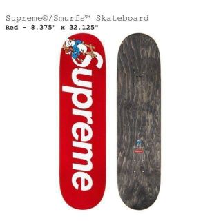 シュプリーム(Supreme)のSupreme Smurfs Skateboard Red(その他)