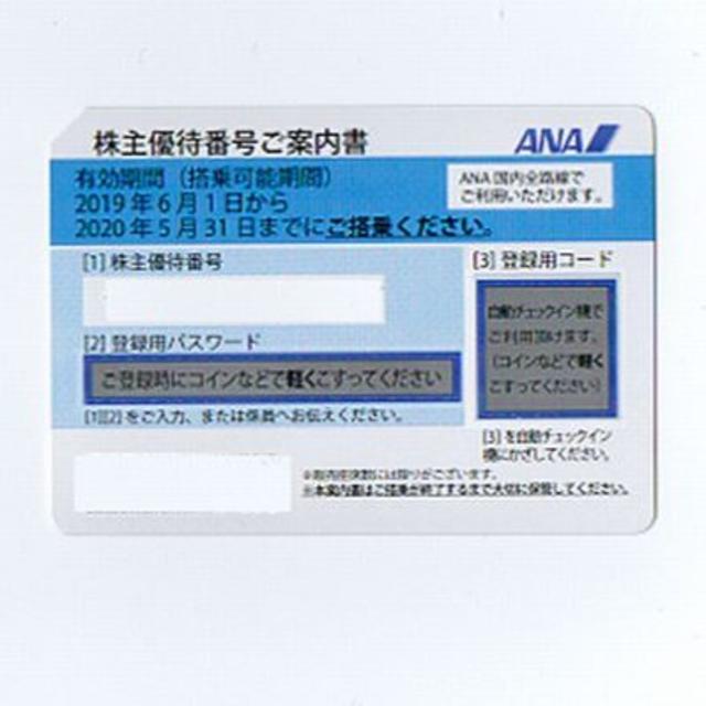 ANA（全日空）　株主優待券 1枚 チケットの優待券/割引券(その他)の商品写真