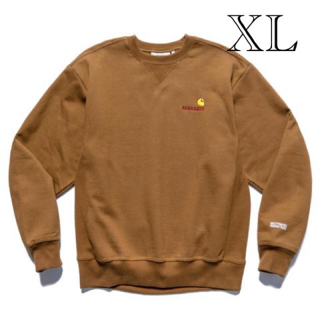 WACKO MARIA(ワコマリア)のWACKO MARIA CARHARTT SWEAT XL BROWN メンズのトップス(スウェット)の商品写真