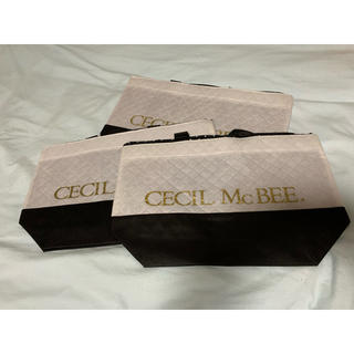 セシルマクビー(CECIL McBEE)の美品セシルマクビーショップ袋3枚セット(ショップ袋)