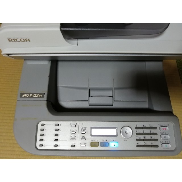 RICOH(リコー)のリコー A4カラーレーザー複合機 RICOH IPSiO SP C221SF スマホ/家電/カメラのPC/タブレット(PC周辺機器)の商品写真