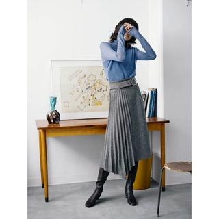 スナイデル(SNIDEL)のデザインタイトスカート　ミックス　０(ひざ丈スカート)