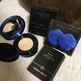 ジョルジオアルマーニ(Giorgio Armani)のアルマーニ　デザイナーメッシュクッション　2(ファンデーション)