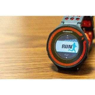 ガーミン(GARMIN)のForeAthlete® 220J　レッド　GARMIN【中古】(その他)