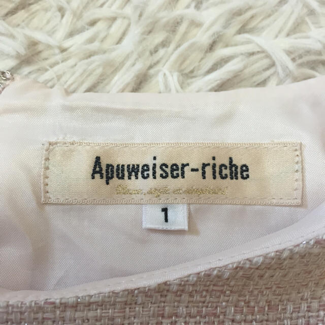 Apuweiser-riche(アプワイザーリッシェ)のアプワイザーリッシェ♡ワンピ レディースのワンピース(ミニワンピース)の商品写真