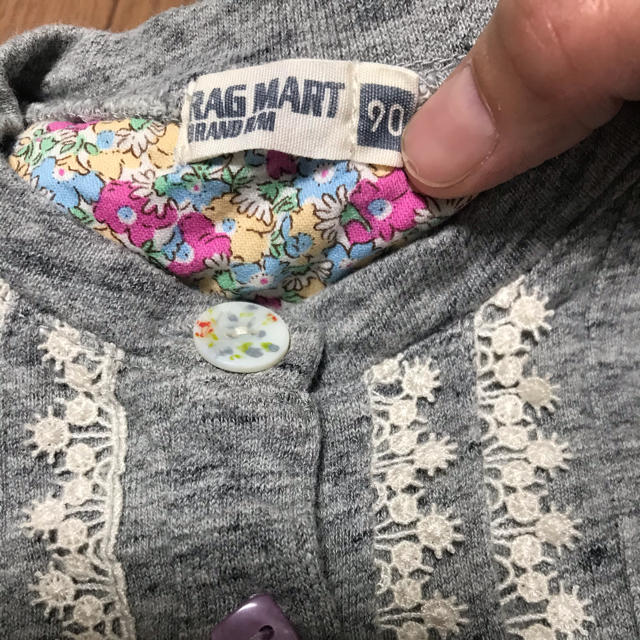 RAG MART(ラグマート)のラグマート カーディガン 90 キッズ/ベビー/マタニティのキッズ服女の子用(90cm~)(カーディガン)の商品写真