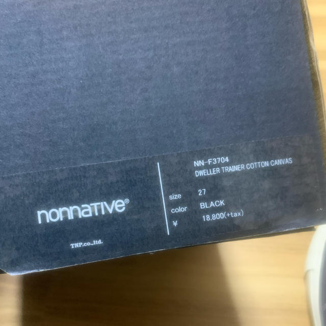 nonnative(ノンネイティブ)のnonnative 20ss TRAINER COTTON CANVAS メンズの靴/シューズ(スニーカー)の商品写真