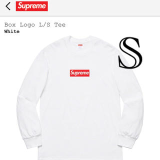 シュプリーム(Supreme)のsupreme  Box Logo L/S Tee   White  Small(Tシャツ/カットソー(七分/長袖))