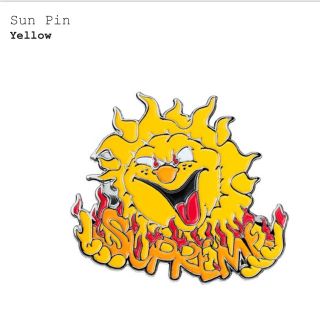 シュプリーム(Supreme)のsun pin(バッジ/ピンバッジ)