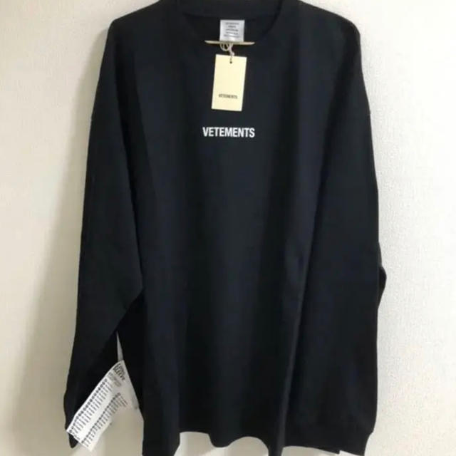 VETEMENTS ロゴ ロンT - Tシャツ/カットソー(七分/長袖)