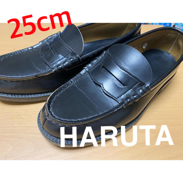 HARUTA(ハルタ)のHARUTA ローファー メンズ 25cm 黒 メンズの靴/シューズ(ドレス/ビジネス)の商品写真