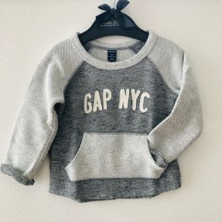 ベビーギャップ(babyGAP)の【baby GAP】ベビーギャップ ラグラン袖スウェット 90㎝(その他)