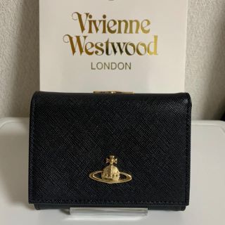 ヴィヴィアンウエストウッド(Vivienne Westwood)のichigo様専用 ヴィヴィアンウエストウッド がま口三つ折財布 黒(財布)