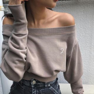 アリシアスタン(ALEXIA STAM)のjuemi New Loose Neck Pigment Dyed Sweat(トレーナー/スウェット)