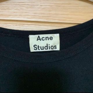 アクネ(ACNE)のアクネ　Tシャツ　黒　ブラック　(Tシャツ/カットソー(半袖/袖なし))