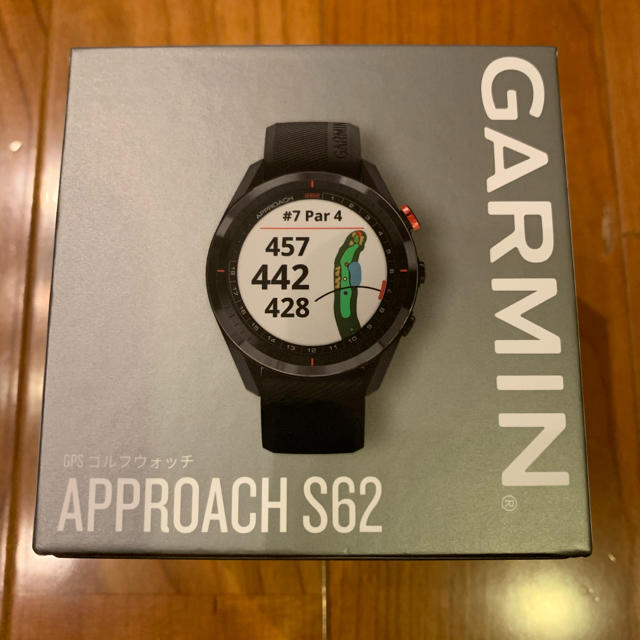 ゴルフナビGarmin アプローチS62 ブラック