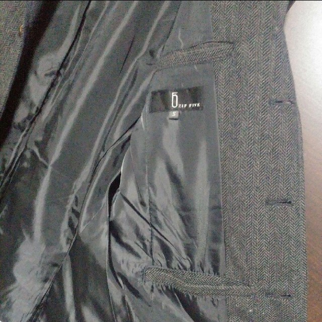 バイカラーチェスターコート メンズのジャケット/アウター(チェスターコート)の商品写真
