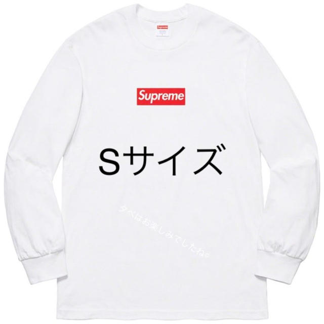 Supreme Week7 Box Logo L/S Tee Sサイズトップス