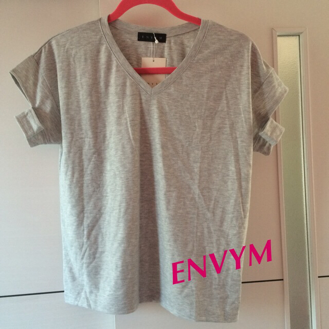 ENVYM(アンビー)のENVYM スリーブオープンTシャツ レディースのトップス(Tシャツ(半袖/袖なし))の商品写真