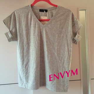 アンビー(ENVYM)のENVYM スリーブオープンTシャツ(Tシャツ(半袖/袖なし))