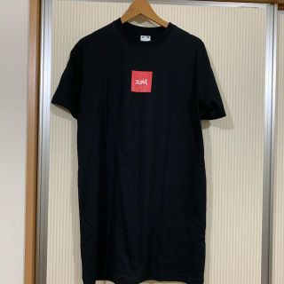 エックスガール(X-girl)のXgirl◎スクエアボックスロゴTシャツワンピ(ひざ丈ワンピース)