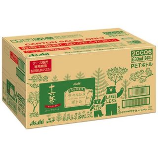 アサヒ(アサヒ)のアサヒ 十六茶 ラベルレスボトル(630ml*24本入)(茶)