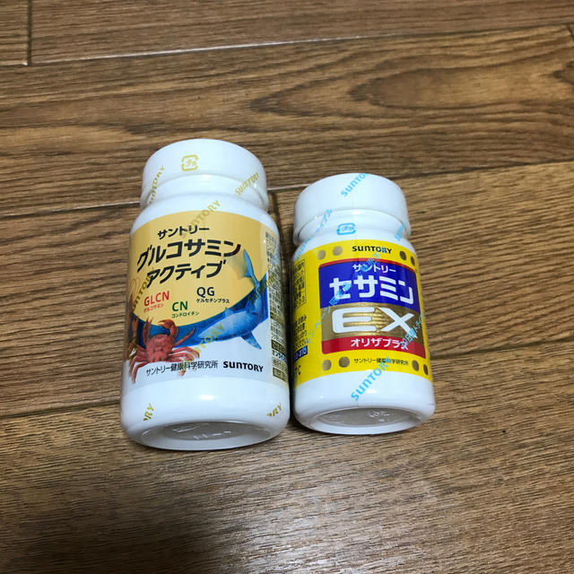 サントリー(サントリー)のサントリーグルコサミンアクティブ＆セサミンEX 食品/飲料/酒の健康食品(ビタミン)の商品写真