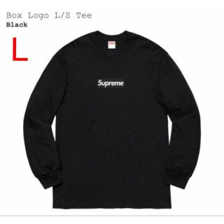 シュプリーム(Supreme)のSupreme Box Logo L/S Tee BLACK(Tシャツ/カットソー(七分/長袖))