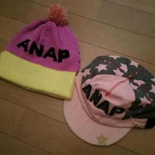 アナップキッズ(ANAP Kids)のANAPKIDS★帽子セット(帽子)