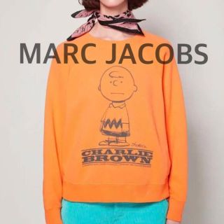 マークジェイコブス(MARC JACOBS)のマークジェイコブス　ピーナッツ　コラボ　スウェット　オレンジ　秋服(トレーナー/スウェット)