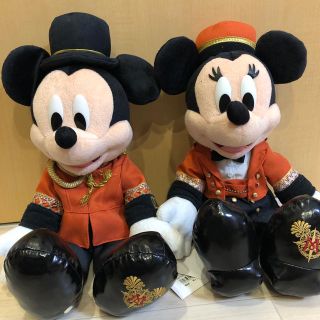 ディズニー(Disney)の新品タグ付き！ミラコスタ ミッキー ミニー ぬいぐるみ(キャラクターグッズ)