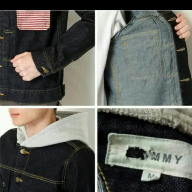 TOMMY - 値下げトミーTommyフードデニムジャケット星条旗 TOMMY - 値下げトミーTommyフードデニムジャケット星条旗