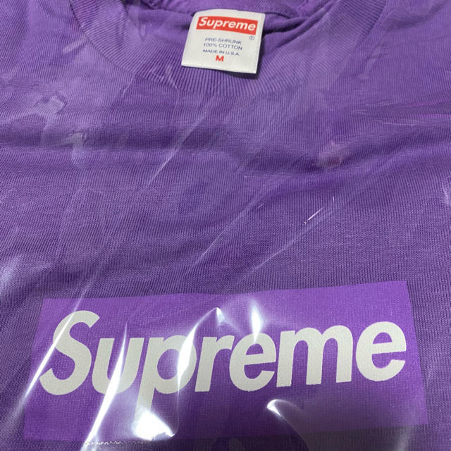 supreme box logo ロンtメンズ