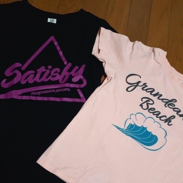 DEVILOCK(デビロック)のガールズTシャツ2枚組　140 キッズ/ベビー/マタニティのキッズ服女の子用(90cm~)(Tシャツ/カットソー)の商品写真