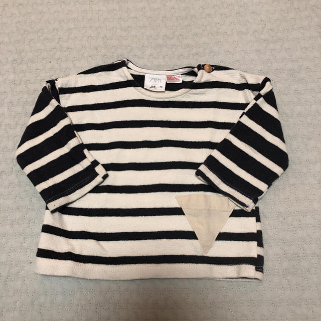 ZARA KIDS(ザラキッズ)のZARAbaby ボーダー ロンT トップス キッズ/ベビー/マタニティのベビー服(~85cm)(シャツ/カットソー)の商品写真