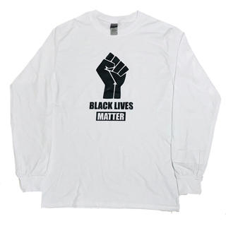 ギルタン(GILDAN)のBlack Lives Matter ロングTシャツ(Tシャツ/カットソー(七分/長袖))