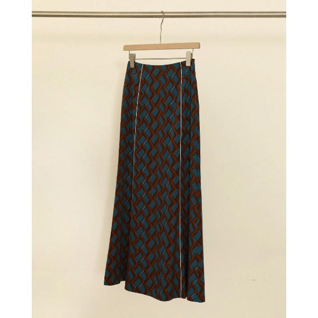 todayful／Geometric Piping Skirt