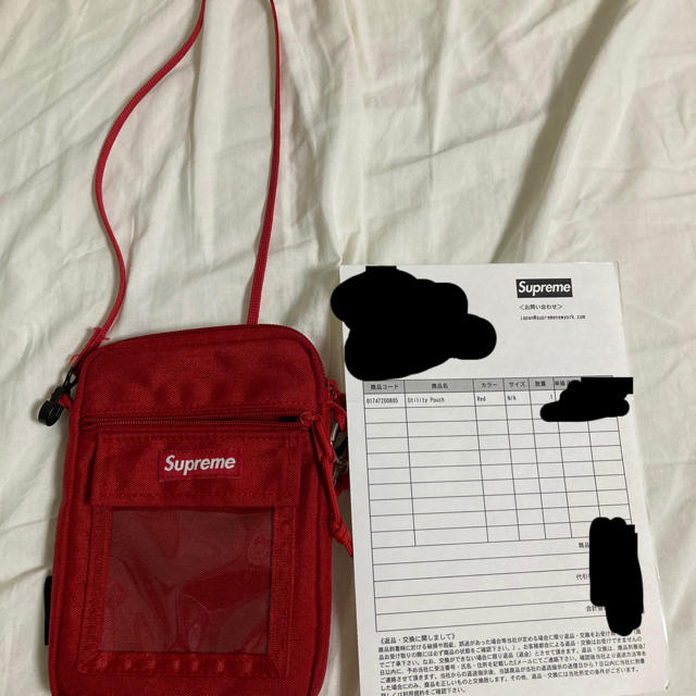 Supreme(シュプリーム)のSupreme Utility Pouch Red メンズのバッグ(ショルダーバッグ)の商品写真