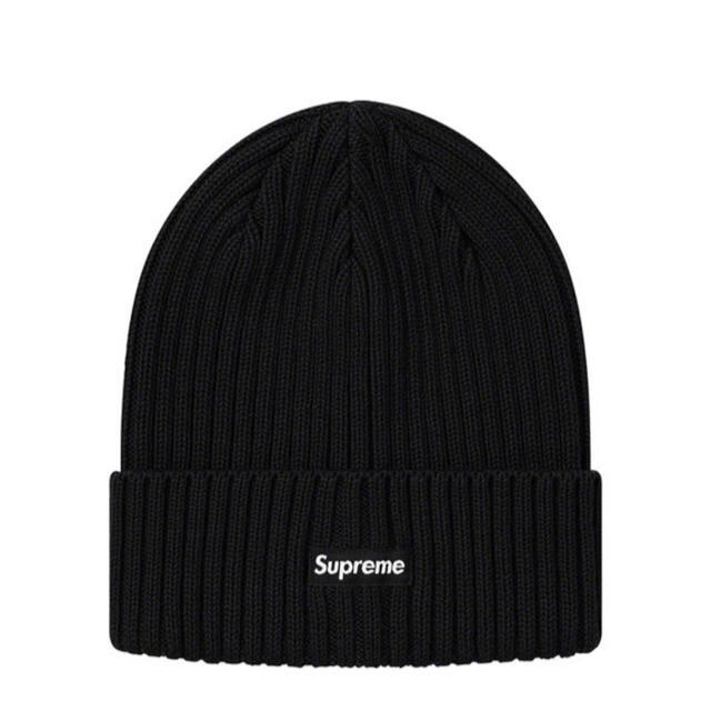 BlackサイズSupreme Overdyed Beanieシュプリームbox logo 黒