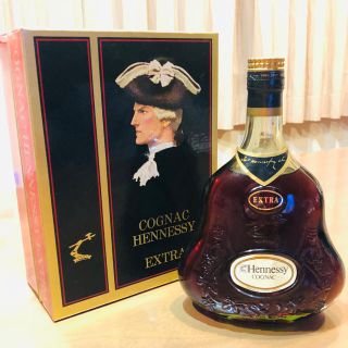 ヘネシーHennessyブランデーextra 古酒　未開封(ブランデー)