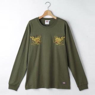 ディッキーズ(Dickies)の新品★Dickies カットソー 刺繍入り Sサイズ(Tシャツ/カットソー(七分/長袖))