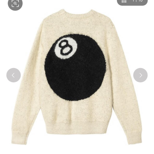 STUSSY(ステューシー)のstussy 8 ball mohair sweater メンズのトップス(ニット/セーター)の商品写真