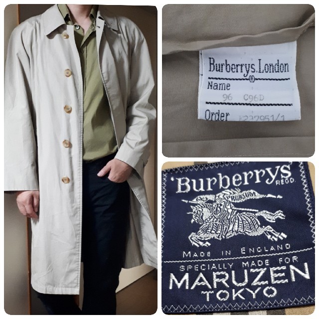 バーバリープローサム Burberry PRORSUM ステンカラーコート L