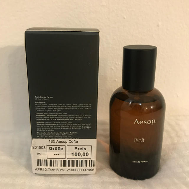 Aesop(イソップ)のAesop Tacit コスメ/美容の香水(香水(女性用))の商品写真